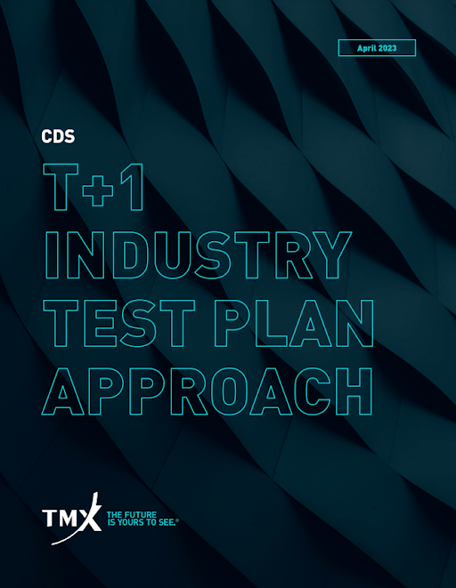 Plan de mise à l’essai sectorielle pour le règlement à T+1 : approche